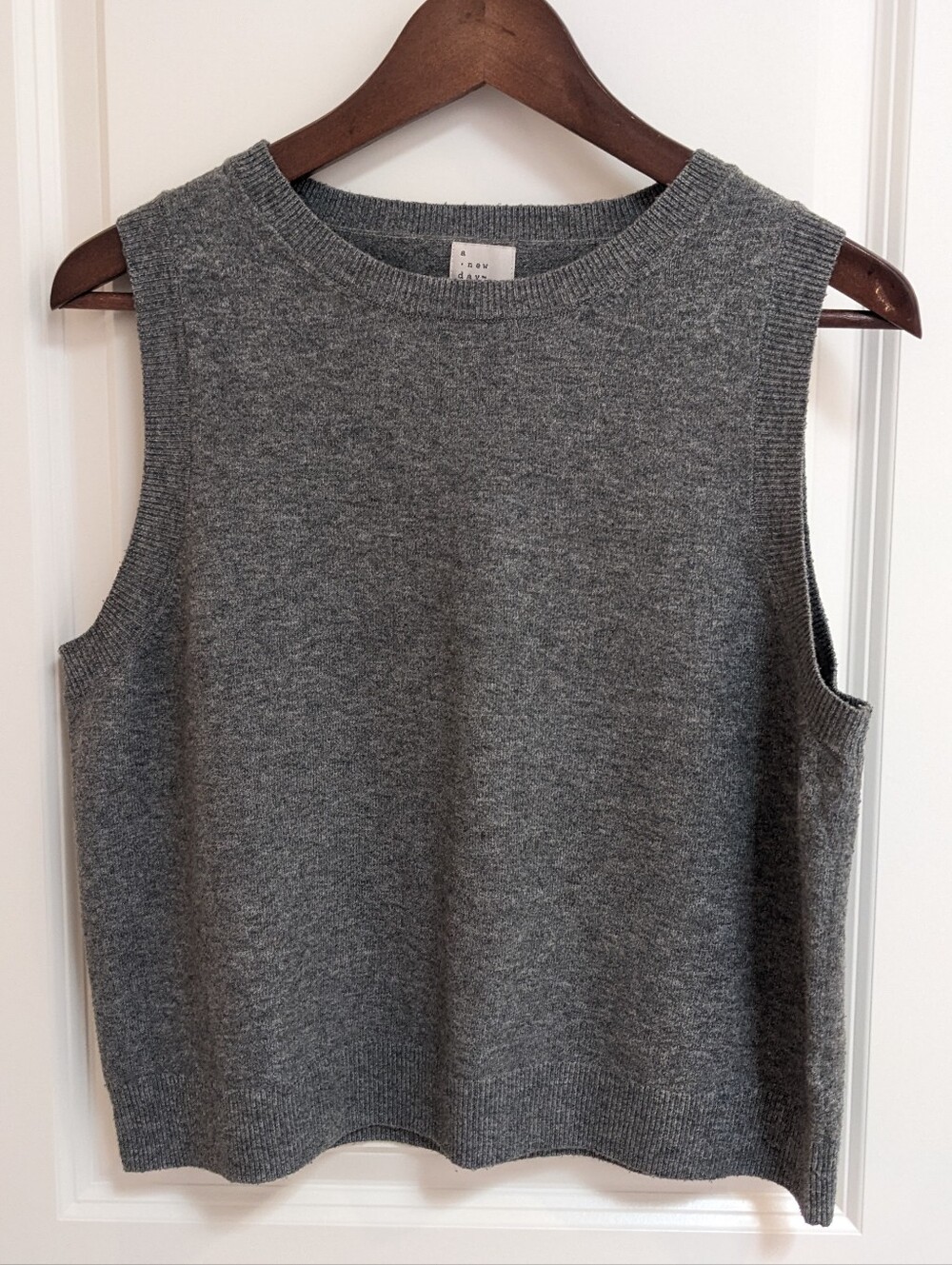 A New Day Gray Sweater Tank